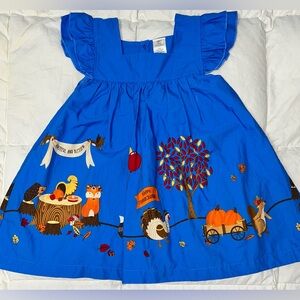 Eleanor Rose boutique Thanksgiving themed dress sz 6 EUC Smoke Free home